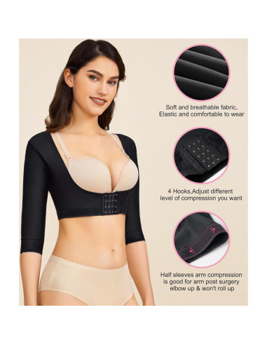 Moldeador de Brazo Superior BRABIC Negro Mediano Postura