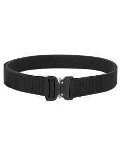 Cinturón Táctico KRYDEX 3.81 cm Negro Multifuncional