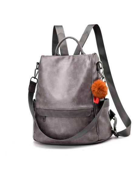 Mochila de Mujer CHERUTY Antirrobo Cuero Vegano Casual