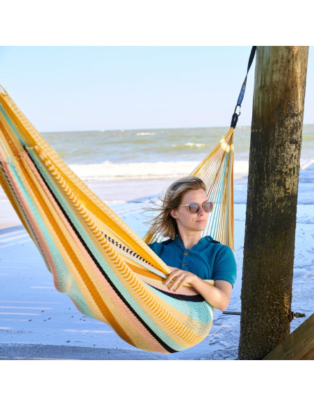 Cintas de Hamaca Yellow Leaf - Juego de 2, 3,66 m, 181 kg