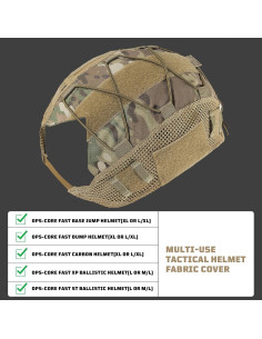 Cubierta de Casco OneTigris TG-ZKB15 Táctica Negra M/L 2