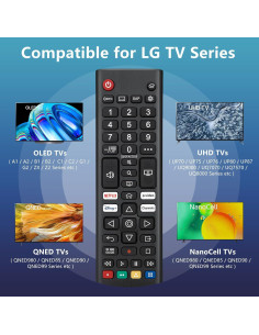 Control Remoto Universal OMAIC para TV LG - Paquete de 2 2