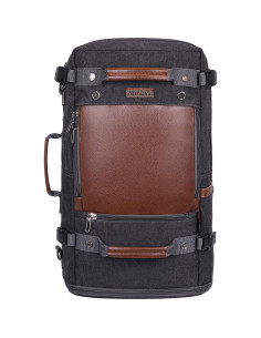 Mochila de Viaje WITZMAN A2020 Lona Negra 46.99x30.48x16.51cm 2