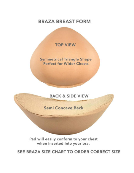 Almohadillas de Mastectomía AsWeChange 15.5x11.4 cm