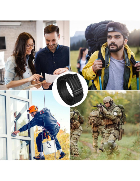 Cinturón de Ratchet FAIRWIN para Hombre - Nylon Ajustable