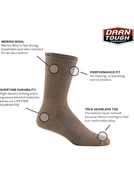 Calcetines Darn Tough T4033 Unisex Extra Acolchados
