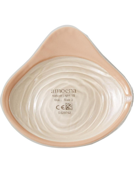 Forma de Mama Silicona Amoena Natura Light 1S Marfil