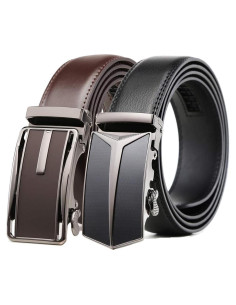 Cinturón Founders & C para hombres ajustable de cuero