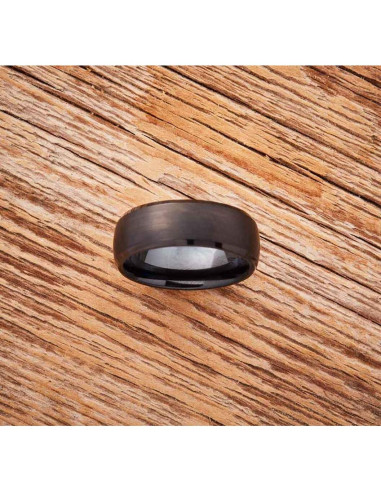Anillo de Boda Tungsteno EMBR 8mm Negro para Hombre