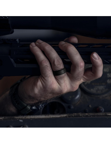 Anillo de Silicona RIFLD para Hombres - Negro 13