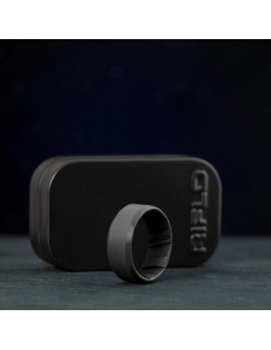 Anillo de Silicona RIFLD para Hombres - Negro 13