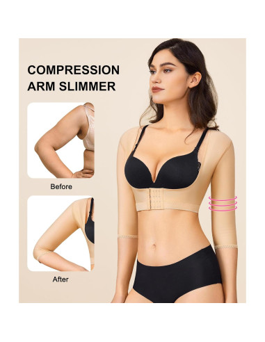 Moldeador de Brazo BRABIC Beige Manga Corta Corrector Postura