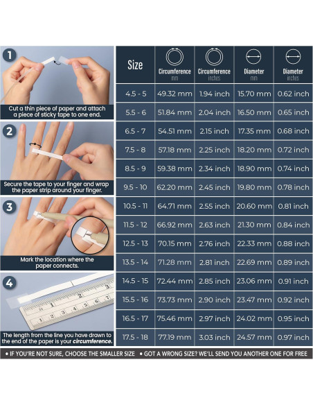 Anillo de Boda de Silicona ThunderFit 10mm Negro Talla 18.20mm