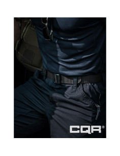 Cinturón Táctico CQR Militar Ajustable Negro EDC 2