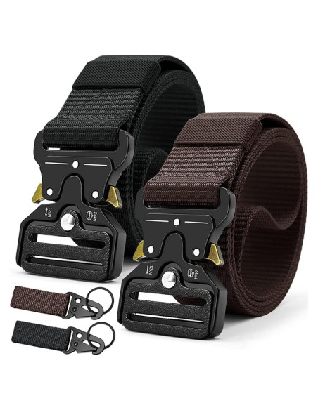 Cinturón Táctico DOOPAI Nylon Militar 2Pack Ajustable