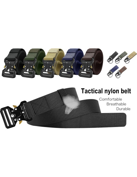 Cinturón Táctico DOOPAI Nylon Militar 2Pack Ajustable