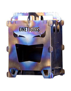 Estufa de Titanio OneTigris ROCUBOID Plegable 430g
