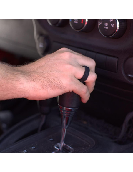 Anillo de Silicona S A para Hombres - 5 Pack Clásico Militar