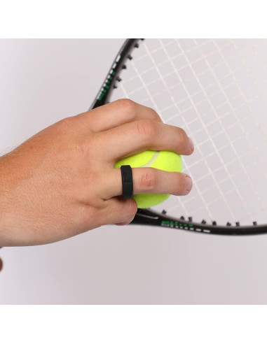 Anillo de Silicona S A para Hombres - 5 Pack Clásico Militar