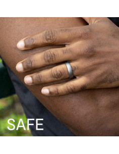 Anillo de Boda de Silicona ROQ para Hombres - 8 mm - Varios Colores 2