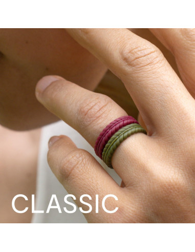 Anillo de Boda de Silicona ROQ para Hombres - 8 mm - Varios Colores