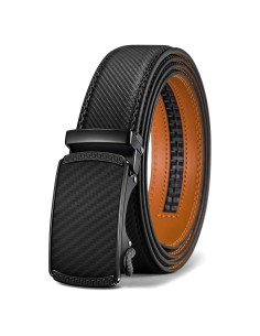 Cinturón BULLIANT Hombre Ajustable de Cuero Genuino