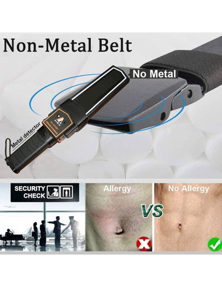 Cinturón Táctico Nylon WYuZe 2 Pack 3.81 cm Ajustable