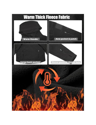 Sudadera Táctica ReFire Gear para Hombre con 7 Bolsillos
