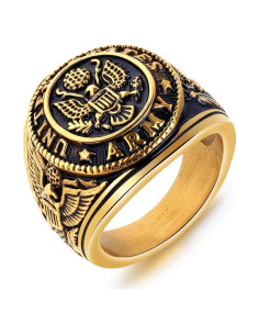 Anillo de Águila Americana PikaLF para Hombres - Tamaño 12