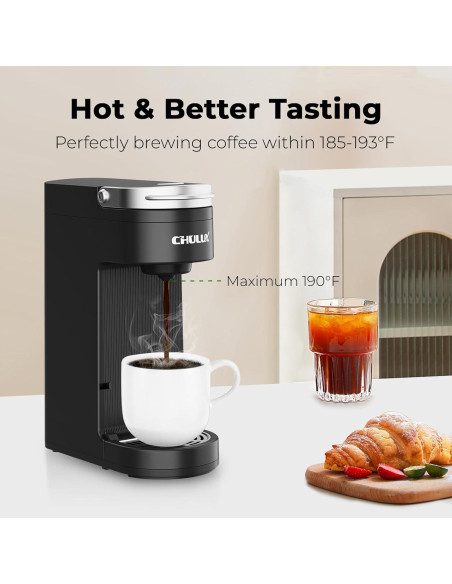 Cafetera Compacta CHULUX para K Pods 1 Taza 6-12 oz