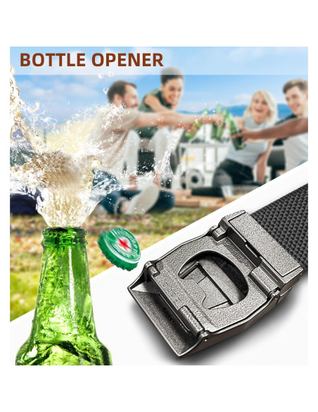 Cinturón Stretch KEMISANT para hombres - Ajustable y duradero