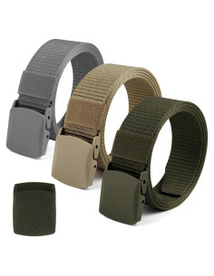 Cinturón Táctico Coobbar 3 Paquetes Ajustable Nylon