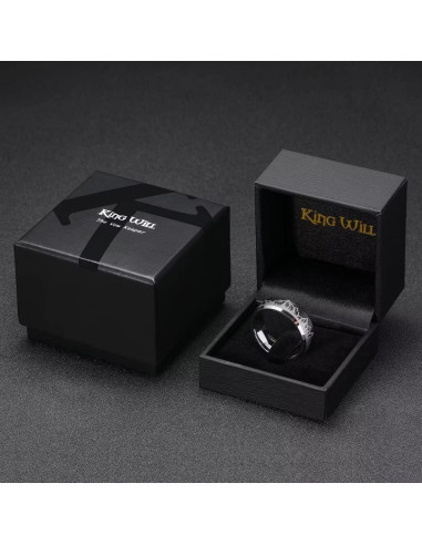 Anillo de Boda King Will 6mm Carburo Tungsteno Bosque
