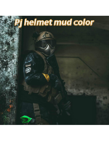 Casco Táctico Booiu Casco Airsoft Mediano Color MUD