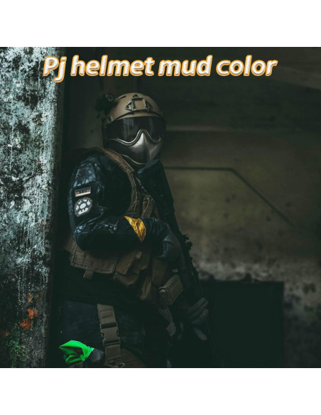 Casco Táctico Booiu Casco Airsoft Mediano Color MUD
