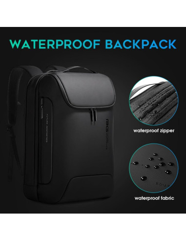 Mochila Antirrobo BANGE para Portátil 17.3" Impermeable USB