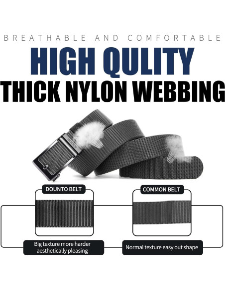 Cinturón Táctico de Nylon ACTCLOUD para Hombres 114 cm