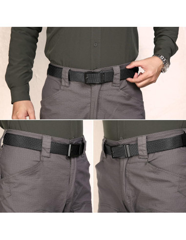 Cinturón Táctico de Nylon ACTCLOUD para Hombres 114 cm