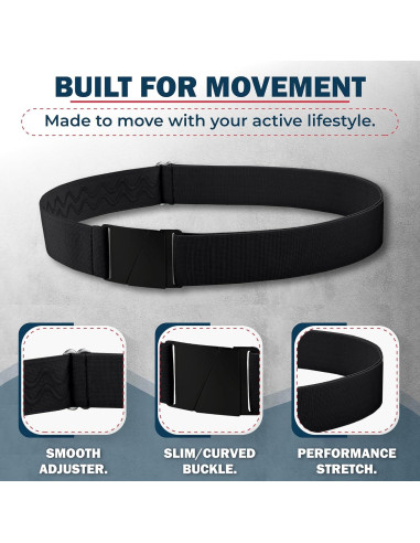 Cinturón elástico invisible One-Belt ajustable 127 cm