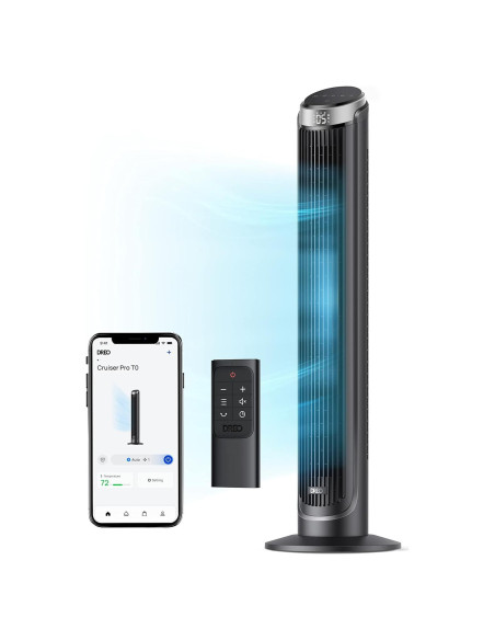 Ventilador Torre Dreo Cruiser Pro 101,6 cm Oscilante Control Remoto