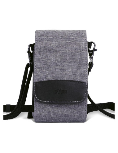 Bolsa de Viaje KIWIFOTOS Doble Capa para Smartphone Gris