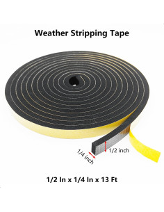 Tira de Sellado Topiverse 1.27cm x 0.64cm x 3.40m Aislante 2