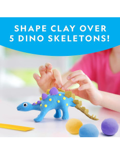Kit de Arcilla para Modelar Dinosaurios National Geographic 2