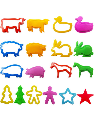 Juego de Herramientas para Masa FRIMOONY 44 Piezas