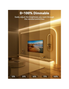 Tira LED COB PAUTIX 5m 2700K Regulable con Control Remoto 2