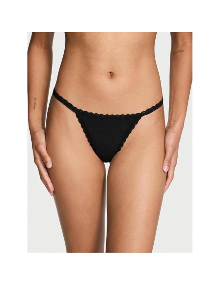 Tanga V-String de Algodón Victoria's Secret - Paquete Múltiple