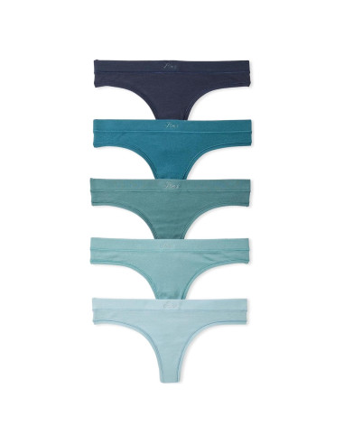 Tangas de Algodón PINK Victoria's Secret Paquete 5 Pzas