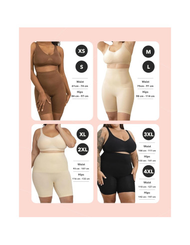 Faja Moldeadora SHAPERMINT para Mujeres - Control Abdomen Negro