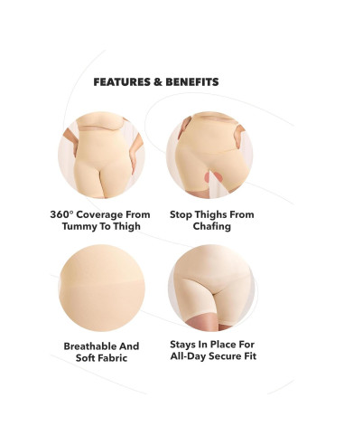 Faja Moldeadora SHAPERMINT para Mujeres - Control Abdomen Negro