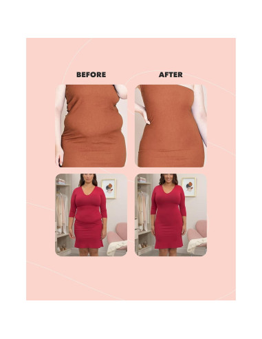 Faja Moldeadora SHAPERMINT para Mujeres - Control Abdomen Negro